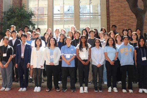 DataX Hackathon students standing outside of Murphy Hall