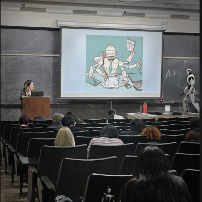 Screenshot of online course screen